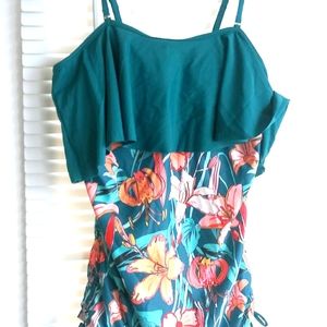 Plus size one piece swimsuit